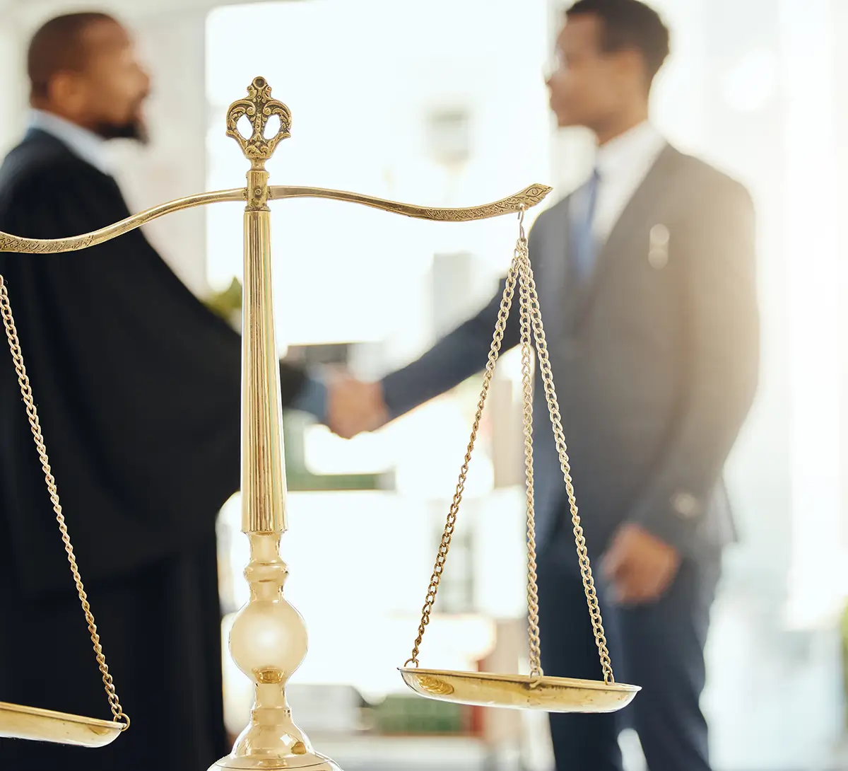 Schallert PC legal team working together in a meeting